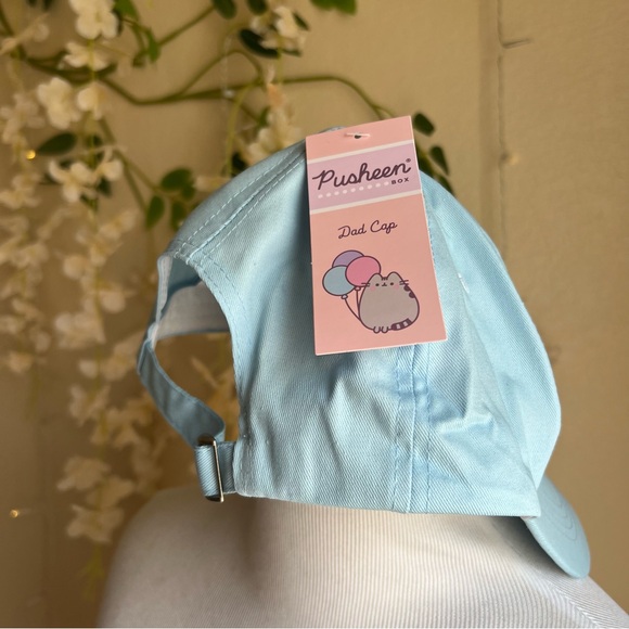 ✨NWT✨ Pusheen Light Blue Cap with Pink Balloon Design - Picture 2 of 2